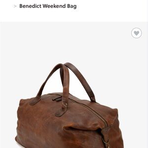 Moore + Giles Benedict Leather Weekend Bag